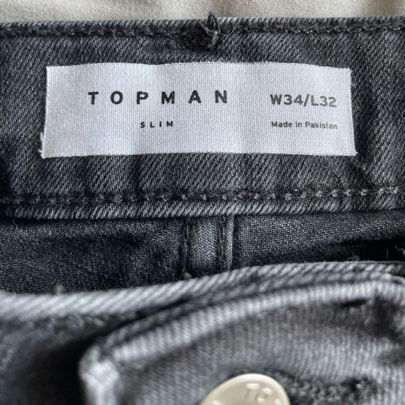 Black men’s jeans top man - Picture 2 of 4